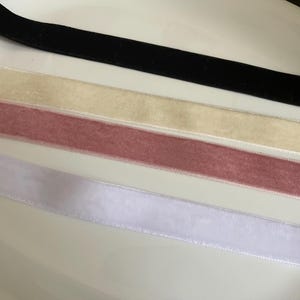 Ruban velour de 2 cm largeur