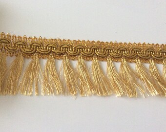 4.5 centimeter golden fringe for your creations