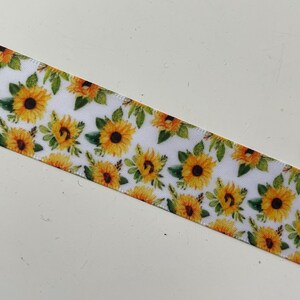 Ruban 3 d satin à fleur 25 mm largeur