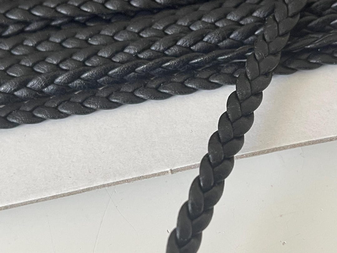 5mm Wide Braided Faux Leather Ribbon - Etsy