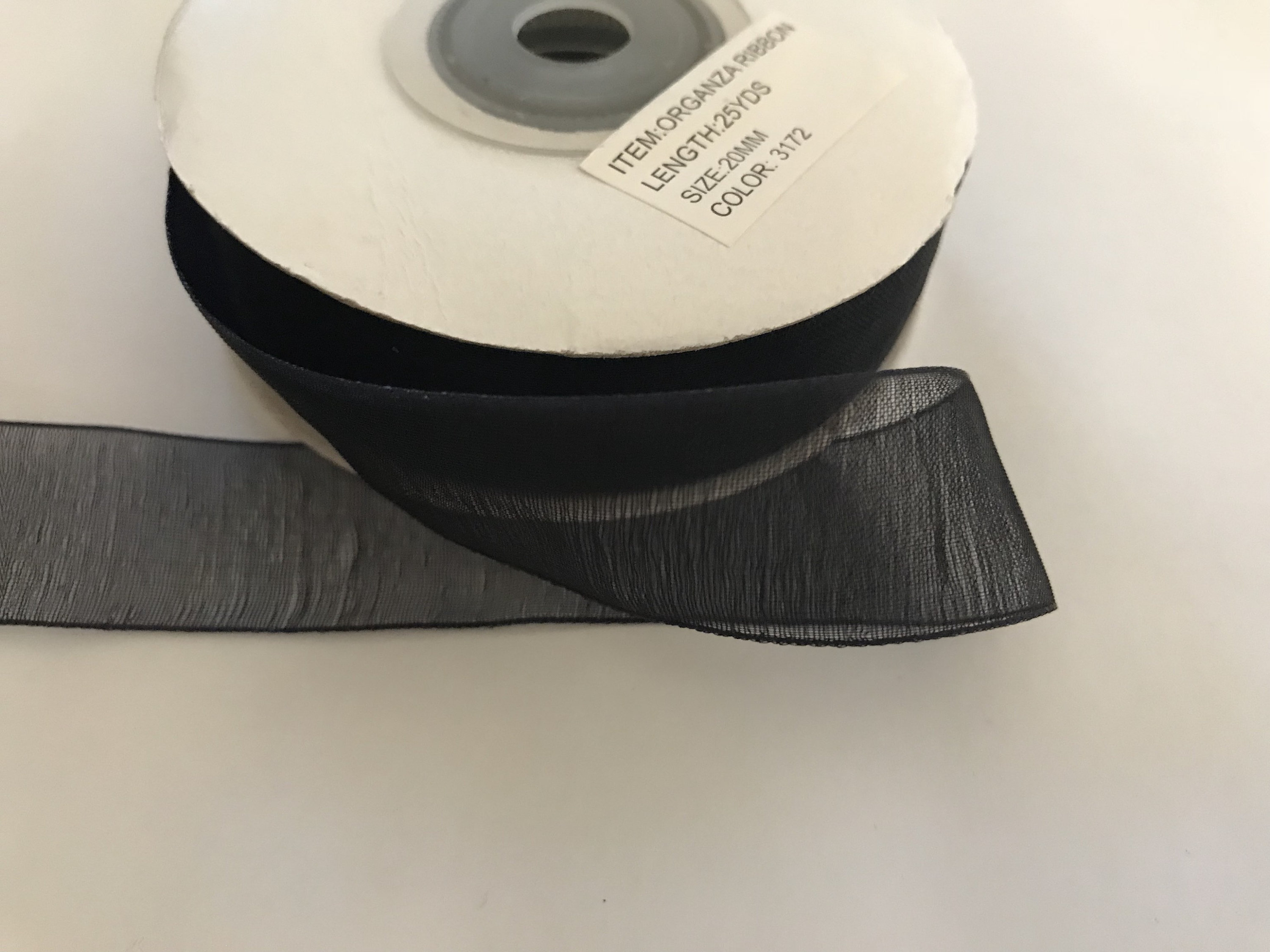 Nastro Organza Nero – Rotografica Vicentina