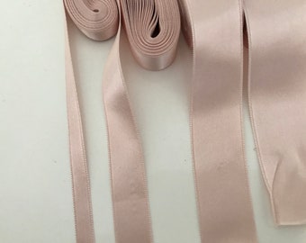 Satin ribbon 1 cm 2 cm, 3 cm, 4 cm powder pink
