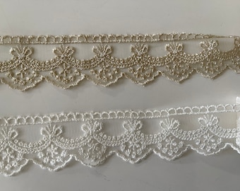 Pink lace, tulle lace, old rose lace, 3.5 cm black lace