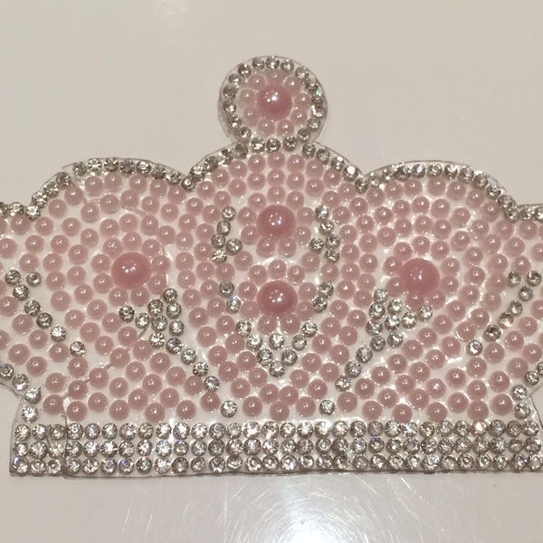 10-7 cm rhinestone crown for customization