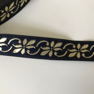 Medieval galon, medieval ribbon, medieval ribbon, golden blue, burgundy, black, image 8