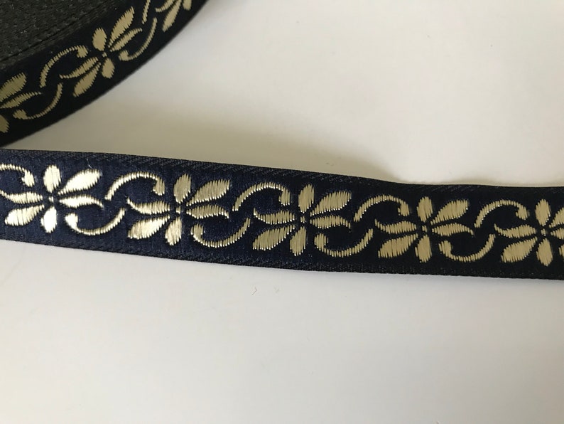 Medieval galon, medieval ribbon, medieval ribbon, golden blue, burgundy, black, image 8