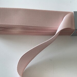 Nastro in gros grain da 2 cm, nastro rosa antico in coupon da 10 m