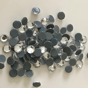 5 mm crystal hotfix rhinestones, clear crystal, crystal rhinestones,