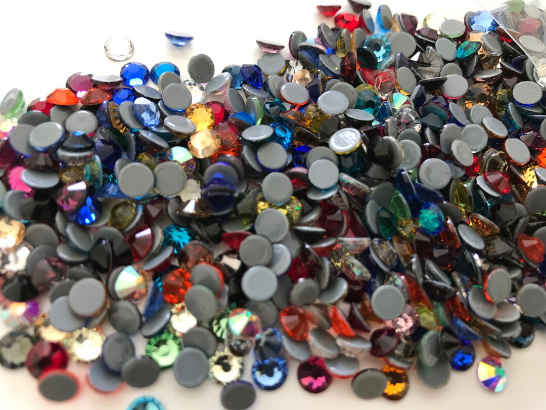 4 or 5 Mm Hotfix Rhinestones in Multicolor Crystal - Etsy