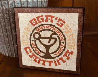 Oga's Cantina Sign, Star Wars Galaxy's Edge Decor