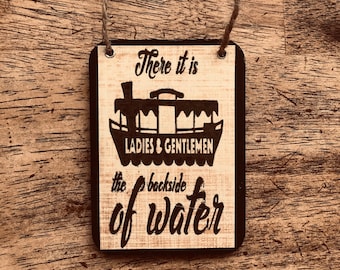 Jungle Cruise Disneyland Disney World Christmas Tree Ornament Gift Tag