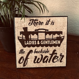 Disney&#39;s Jungle Cruise Backside of Water Sign Disneyland Disney World Adventureland Attraction Art Gifts for Her