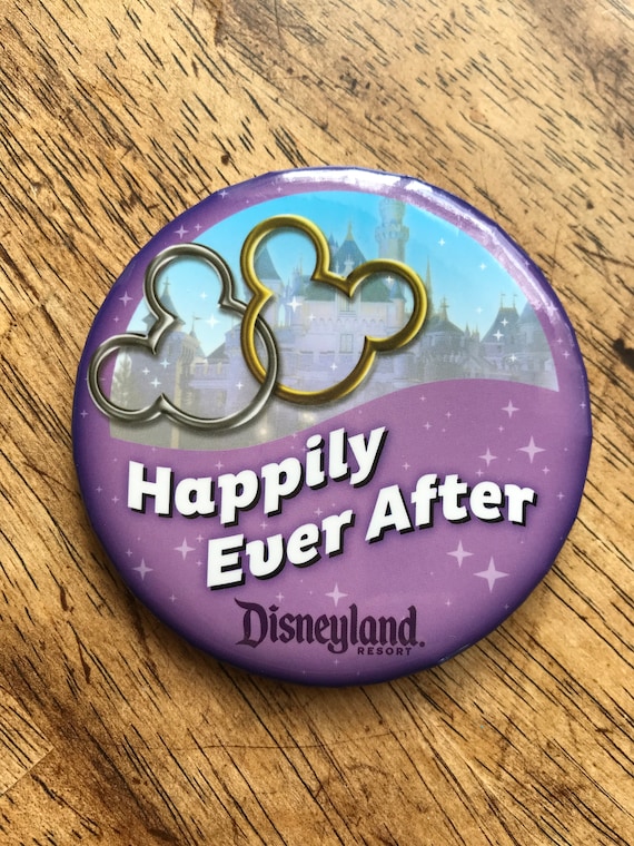 Disneyland "Happily Ever After" Engagement, Bridal Party, Bachelorette, Wedding, Just Married Disneyland Resort Button!