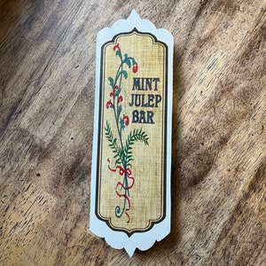 Mint Julep Bar New Orleans Square Walt Disney Disneyland Beignets Tiana&#39;s Palace Home Decor Sign Kitchen Fish Extender Idea