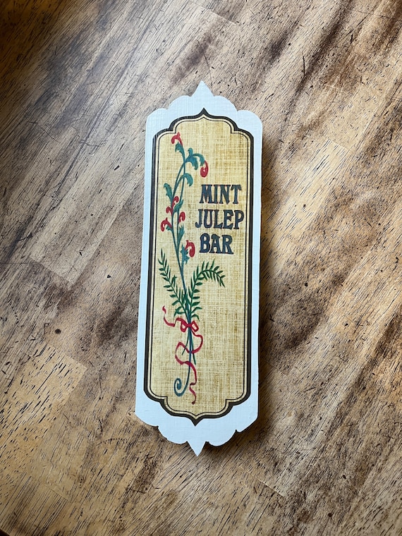 Mint Julep Bar New Orleans Square Walt Disney Disneyland Beignets Tiana's Palace Home Decor Sign Kitchen Fish Extender Idea