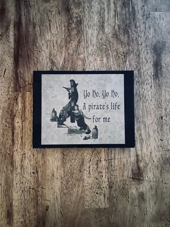 Pirates of the Caribbean Disneyland Disney World Home Decor Sign Fish Extender Idea