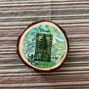Disney&#39;s Grand Californian Hotel Disney The Grand California Hotel & Spa Souvenir Christmas Ornament Gift Tag Magnet Cruise Resort