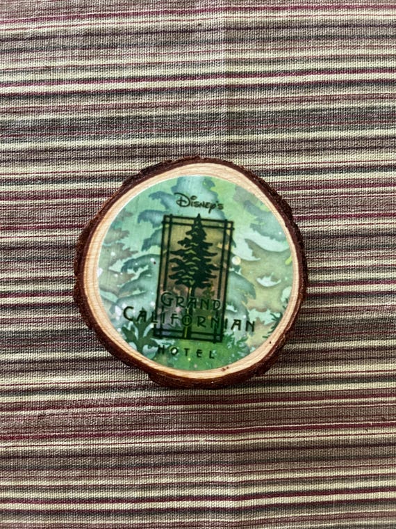Disney's Grand Californian Hotel Disney The Grand California Hotel & Spa Souvenir Christmas Ornament Gift Tag Magnet Cruise Resort