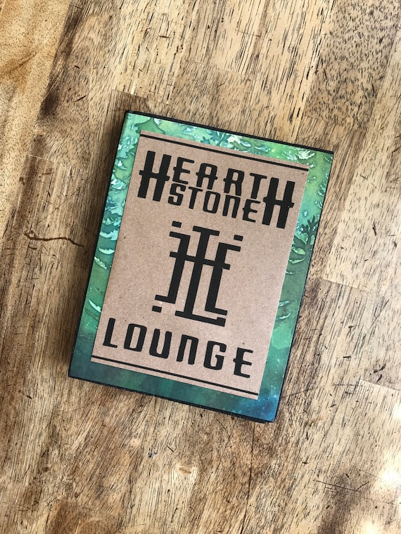 Hearth Stone Lounge Disneyland Grand Californian Hotel & Spa California Adventure DCA Downtown Disney Restaurant Bar Home Decor Sign