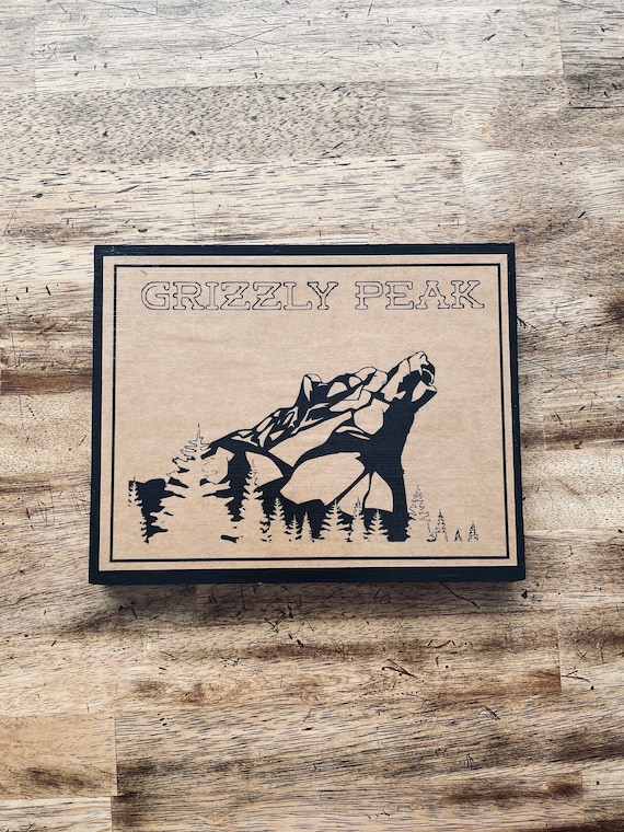 Grizzly Peak Grizzly River Run Disneyland California Adventure Home Decor Sign