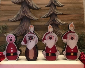 ディズニー チップとデール いたずらサンタ キャンドルセット