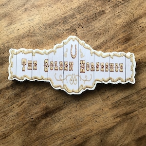 Disneyland The Golden Horseshoe Stage Show Frontierland Disney Restaurant Cafe Home Decor Sign