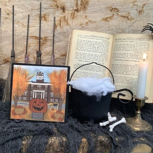Disney Halloween Town Disney Movie Original Classic Home Halloweentown Witches Decor Art Sign