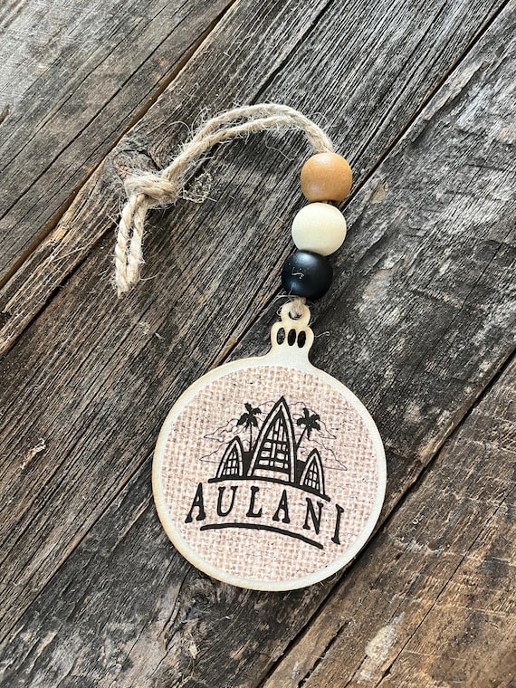 Disney Aulani Resort Souvenir Hawaii Christmas Ornament Gift Tag Disney Vacation Club Memory Gift Idea