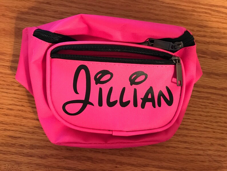 Disney Name Fanny Pack // Disney Fanny Pack Etsy