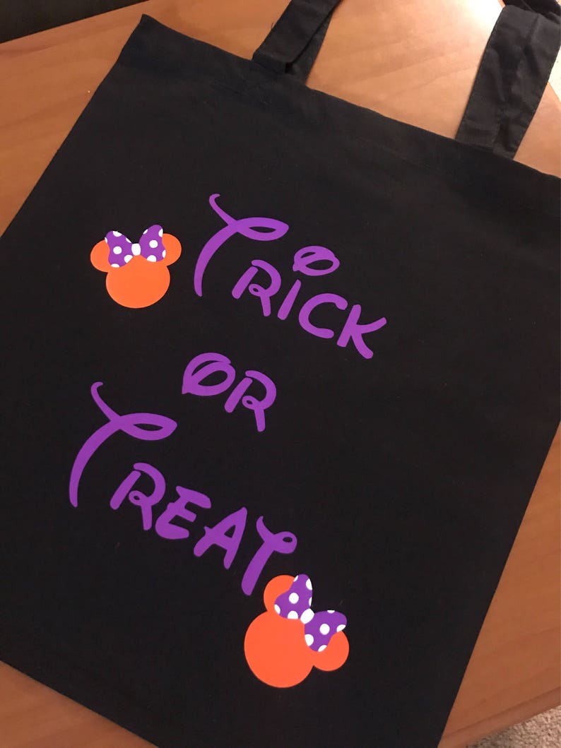 Disney Trick or Treat Bag // Mickey's Halloween Party // Etsy