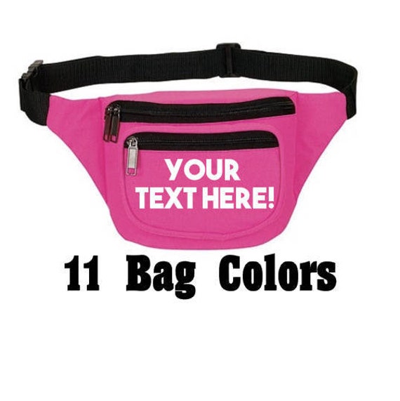 Customizable Fanny Packs // Team Fanny Packs // Custom Fanny Etsy