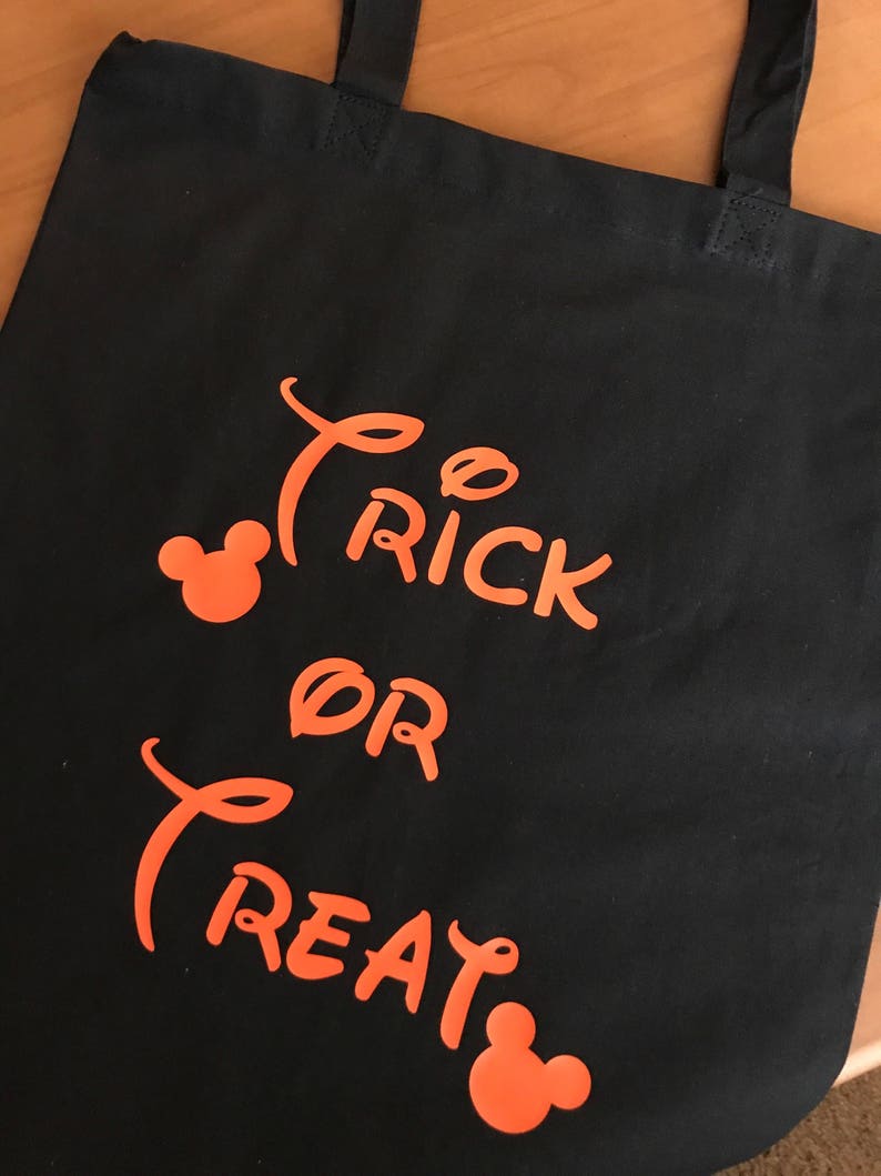 Disney Trick or Treat Bag // Mickey's Halloween Party // Etsy