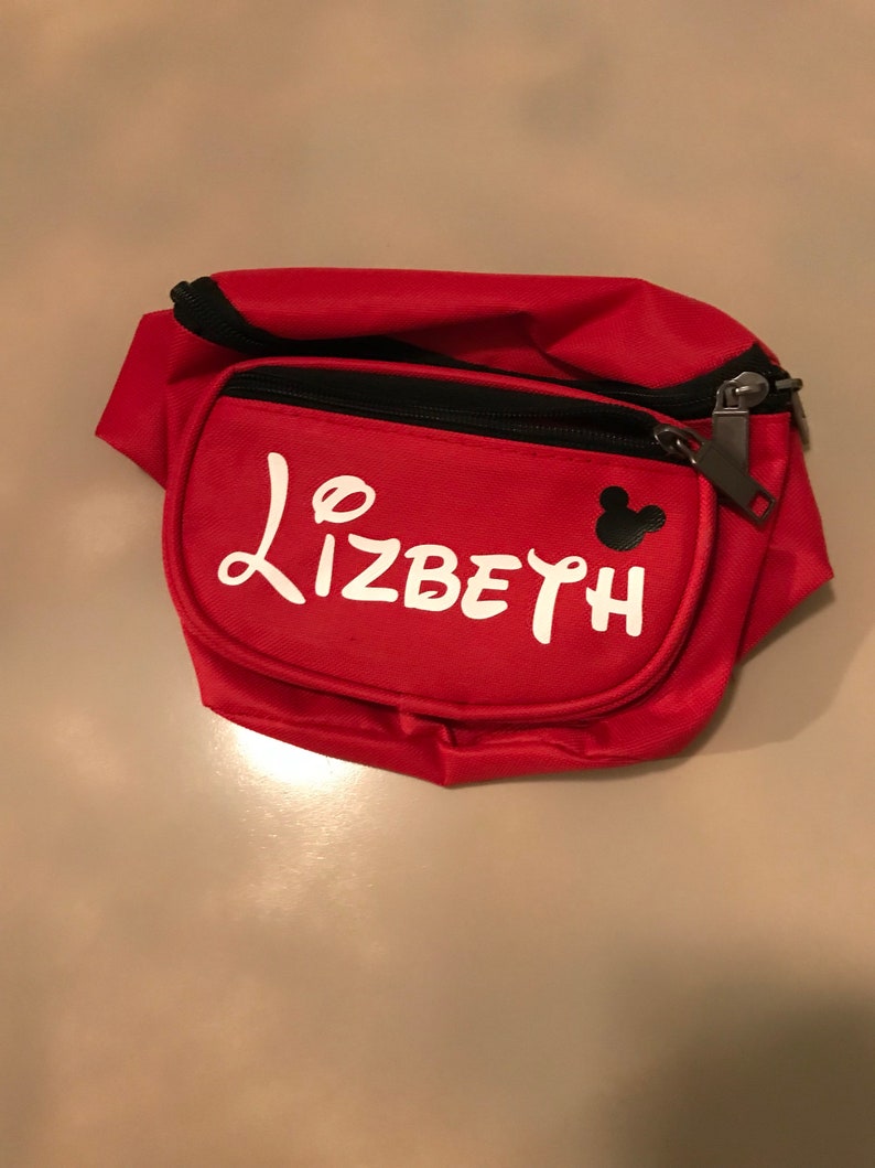 Disney Name Fanny Pack // Disney Fanny Pack Etsy