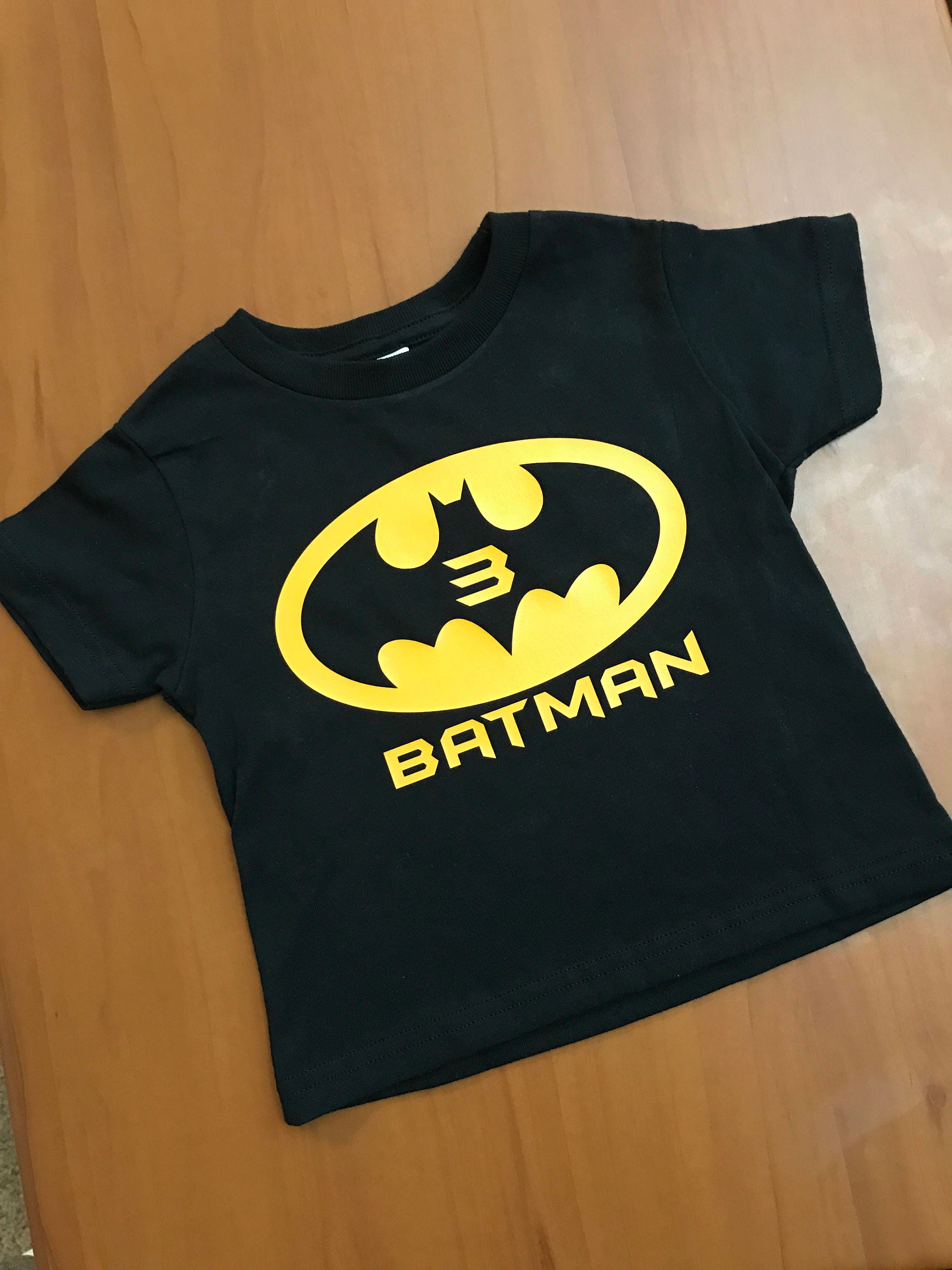 Superhero Toddler Birthday Shirt //Batman Toddler Shirt // Etsy