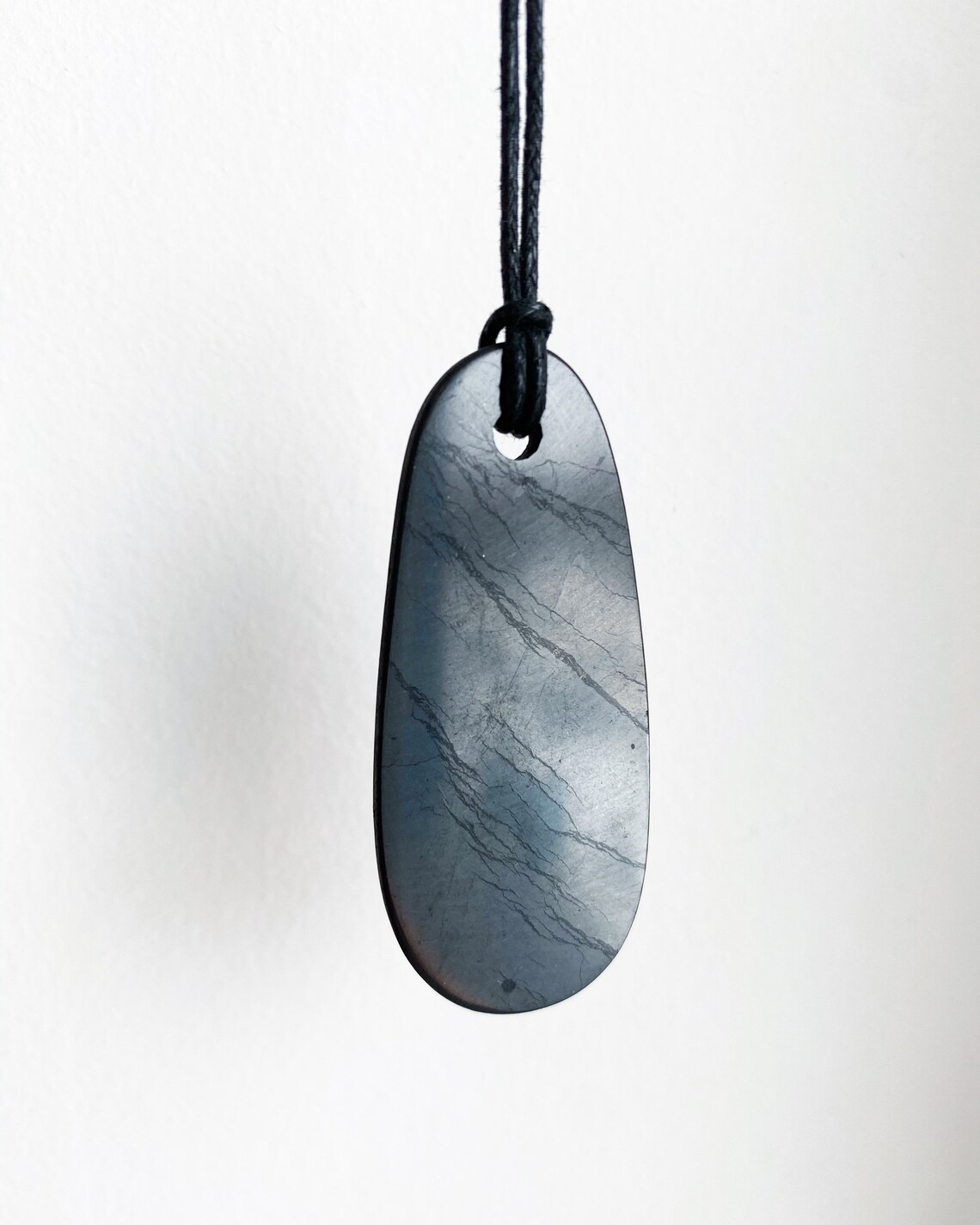 Shungite Pendants Set of 3 pcs. Original Polished Jewelry Etsy