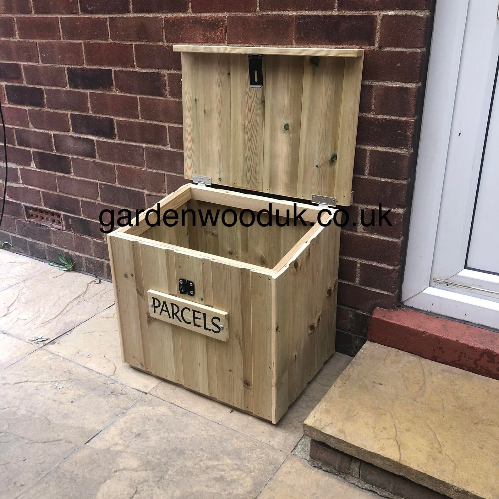 Doorstep Wood Parcel Box Porch Parcel Storage Box Handmade Etsy UK doorstep-wood-parcel-box-porch-parcel-storage-box-handmade-etsy-uk
