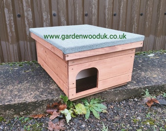 Handmade Wooden Hedgehog House - Hibernation, Animal Shelter, Hog house l, Perfect Gift