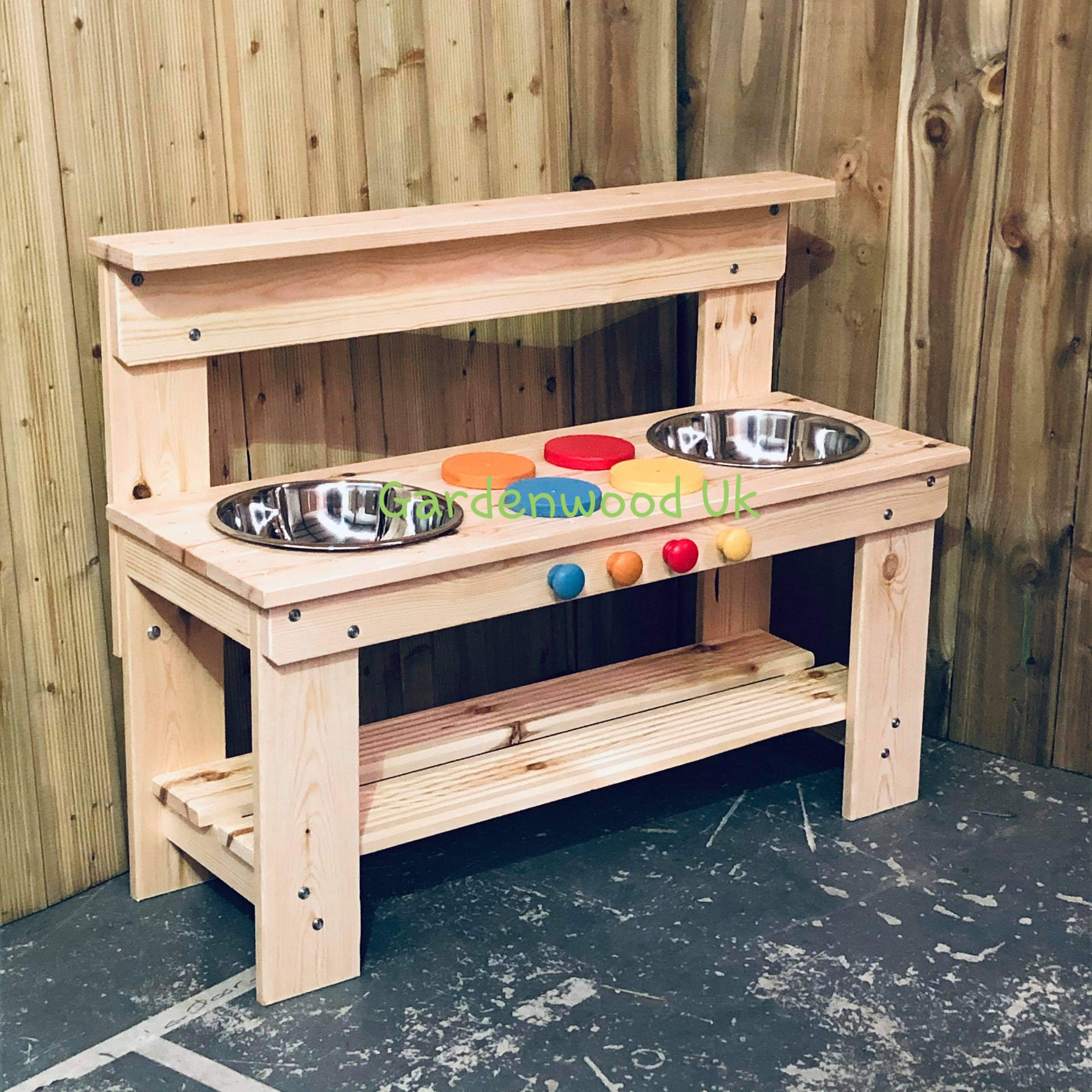 Large Handmade Wooden Children's Mud Kitchen Perfect for Etsy UK