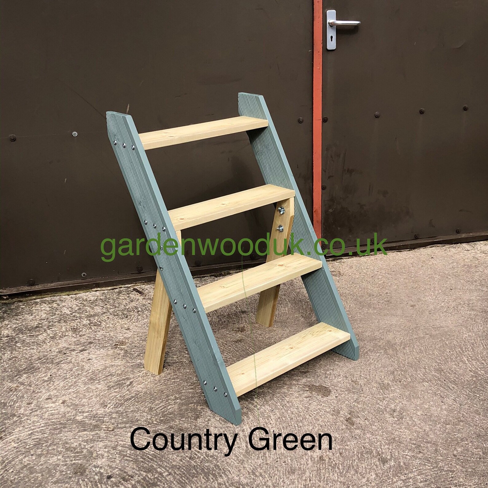 Handmade Wooden Garden Flower Pot Ladder Stand. 4 Tier Step Etsy