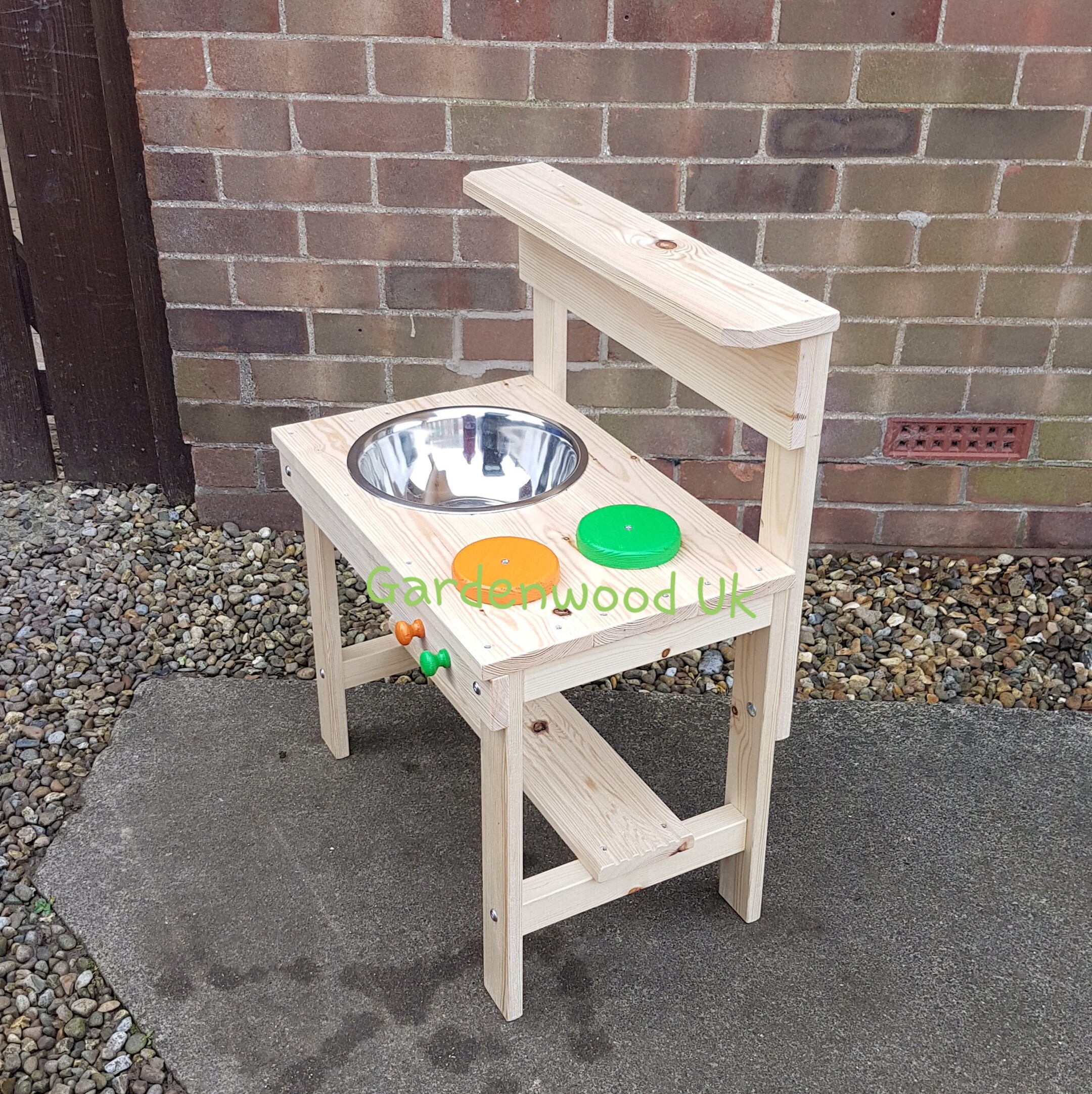 Handmade Wooden Children's Mud Kitchen. Kids Garden Wood Etsy