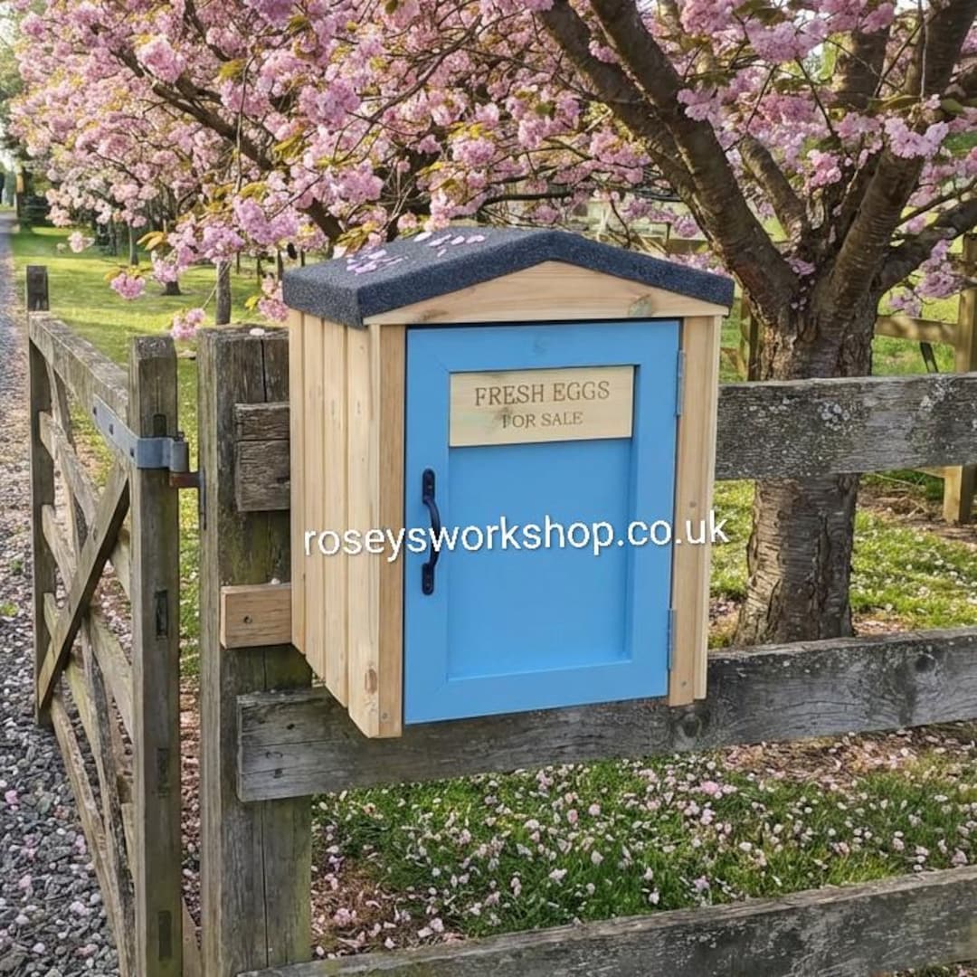 Roadside Egg Box. Egg Store. Honey, Jam Selling Box. Honesty Box