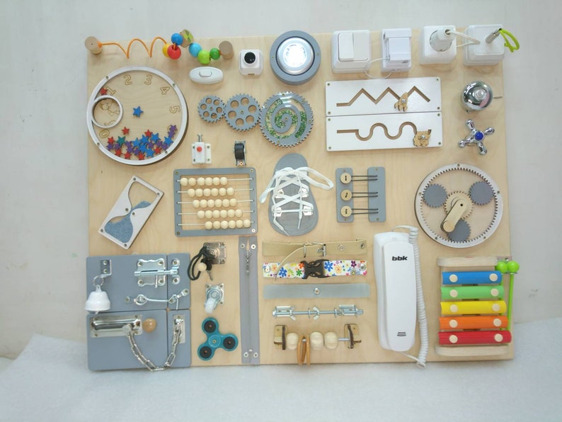 BESTSELLER Busy Board Toddler gift Montessori baby girl Busy image 1