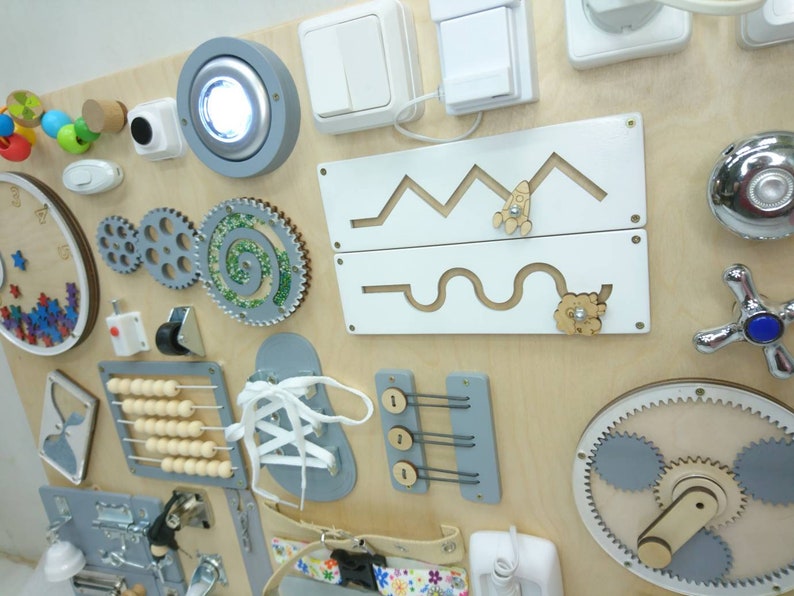 BESTSELLER Busy Board Toddler gift Montessori baby girl Busy image 6