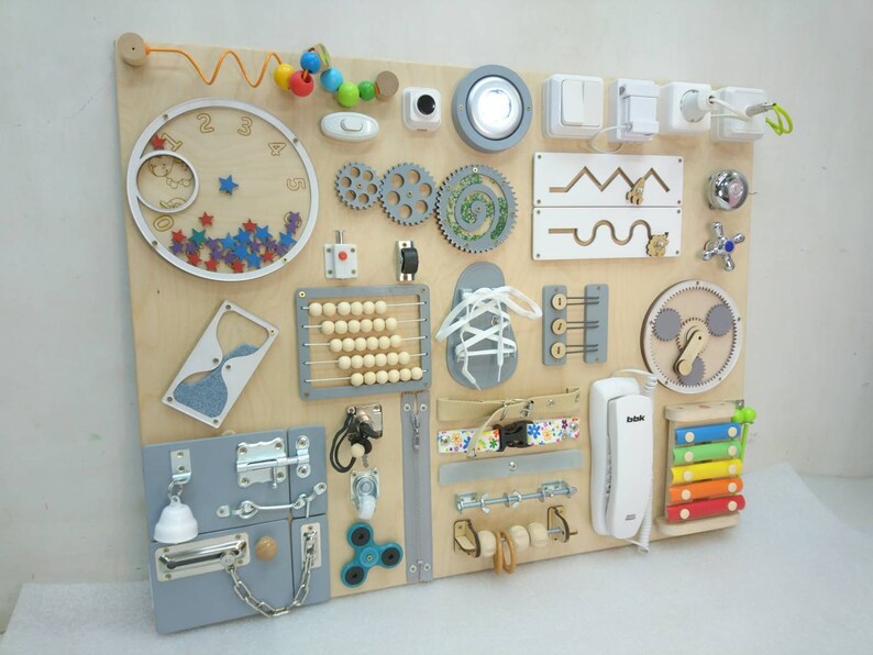 BESTSELLER Busy Board Toddler gift Montessori baby girl Busy image 0