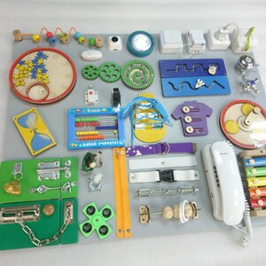 toddler fidget board