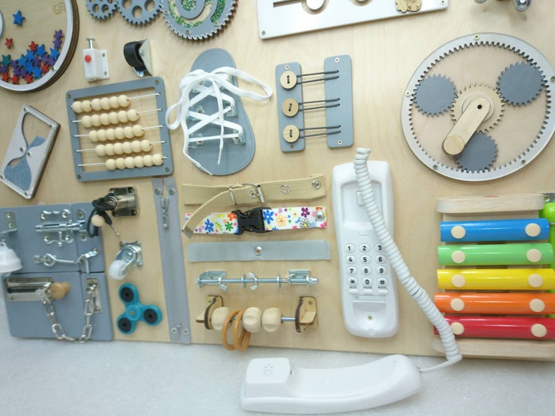 BESTSELLER Busy Board Toddler gift Montessori baby girl Busy image 7