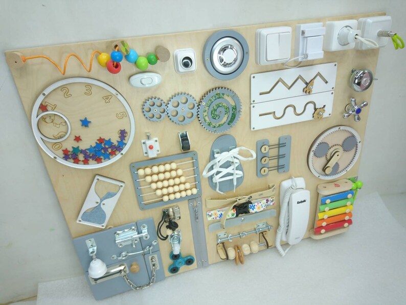 BESTSELLER Busy Board Toddler gift Montessori baby girl Busy image 4