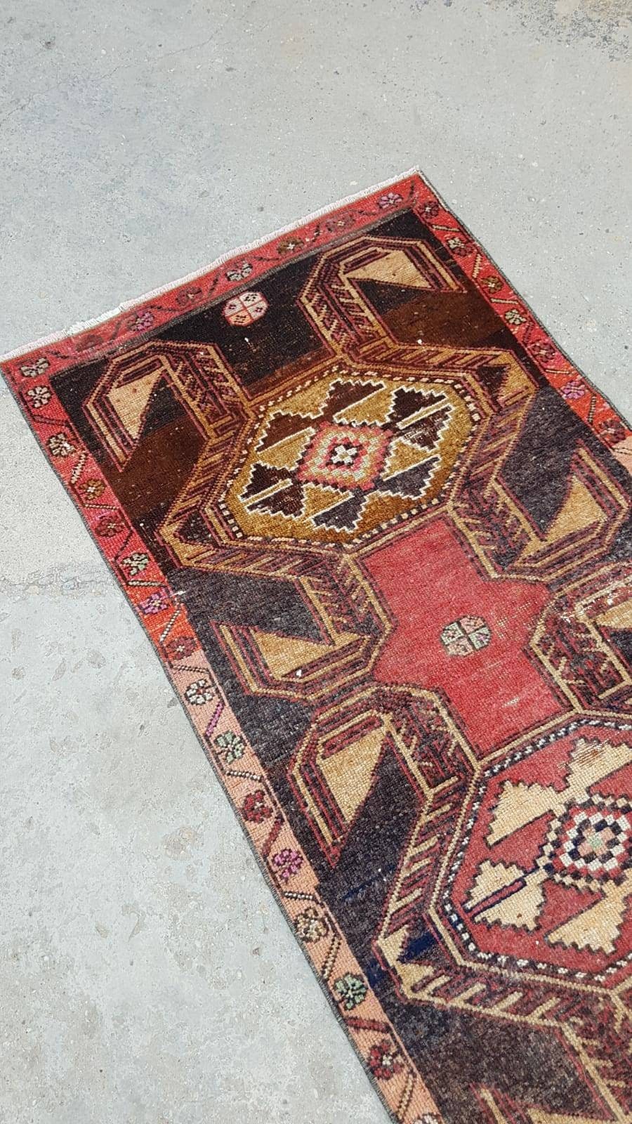 Rug Runner Turkish Runner Rug Vintage Hand Knotted Runner - Etsy