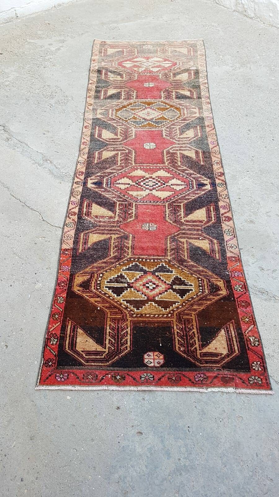 Rug Runner Turkish Runner Rug Vintage Hand Knotted Runner - Etsy