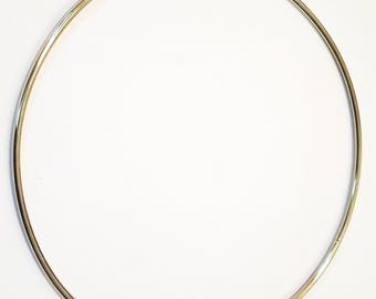 16" Brass Ring for variety of uses (Floral, macrame) Hoops l DIY Lamp Hardware